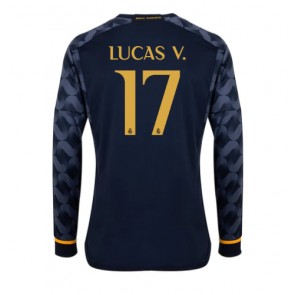 Real Madrid Lucas Vazquez #17 Koszulka Wyjazdowych 2023-24 Długi Rękaw
